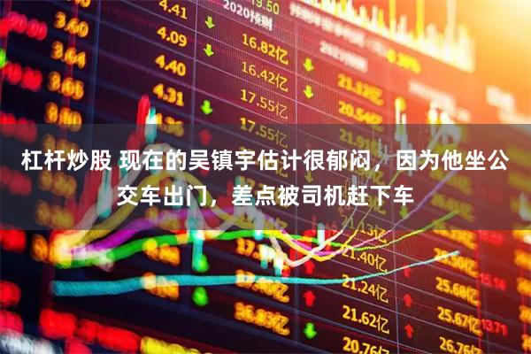 杠杆炒股 现在的吴镇宇估计很郁闷，因为他坐公交车出门，差点被司机赶下车