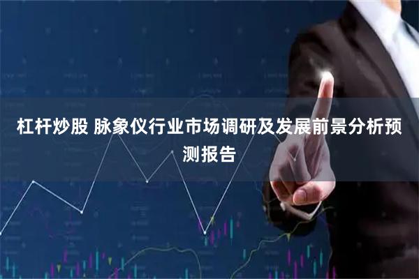 杠杆炒股 脉象仪行业市场调研及发展前景分析预测报告