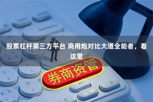 股票杠杆第三方平台 商用炮对比大道全能者，看这里